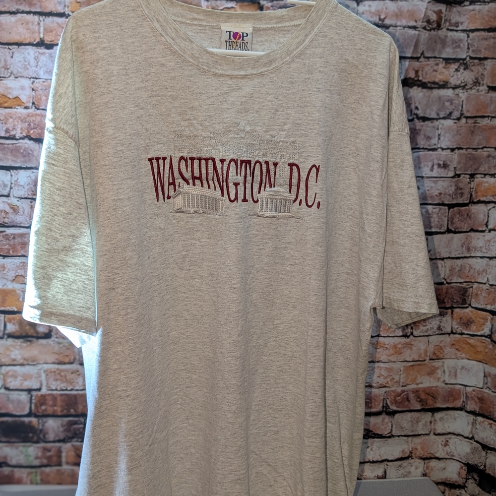 Gray Washington D.C. Short Sleeve Tee